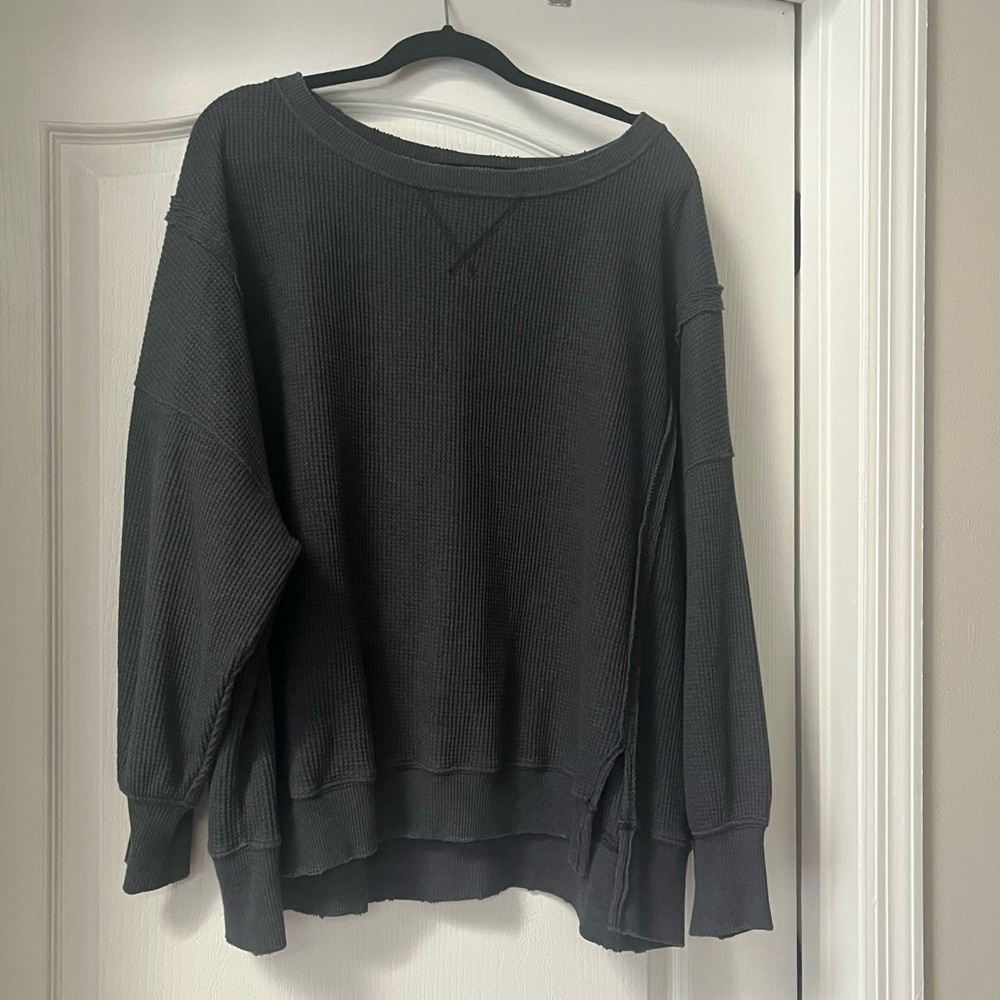 AE “this feels seriously lived in” waffle print top